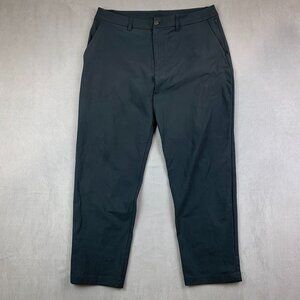 Lululemon Mens Pants 34 Oil Gray Chino ABC Classic-Fit Trouser Warpstreme 34x28
